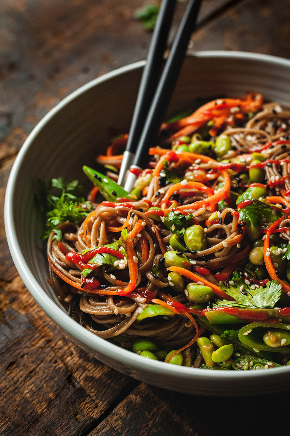 Rainbow Lime Soba Noodles Recipe - Twisted Citrus 
